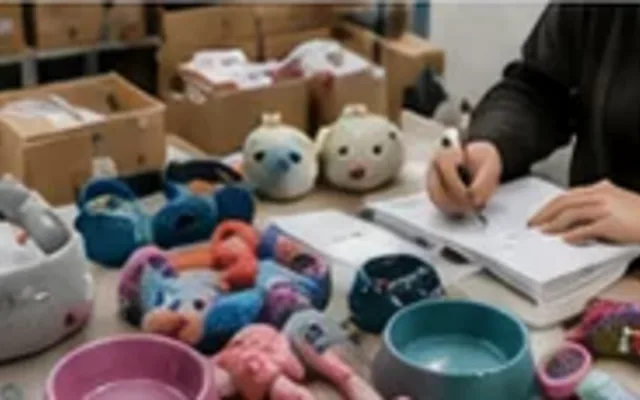 Pet product sourcing and sample coordination