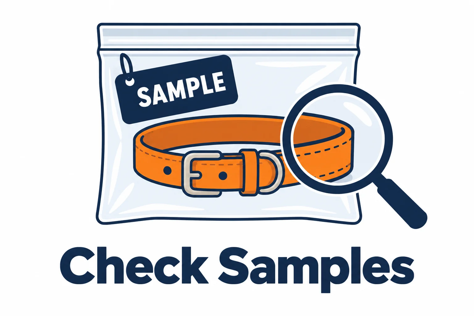Check product samples before a larger order