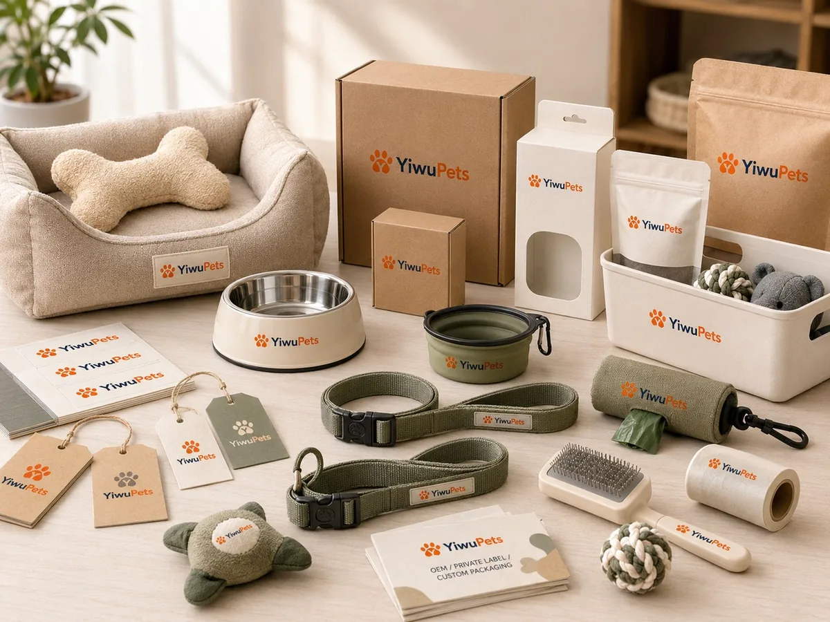 YiwuPets OEM pet accessories and private label branding showcase