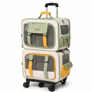 Traveling with one or two pets just got easier—roll, carry, stack, or separate the carriers to match every trip.