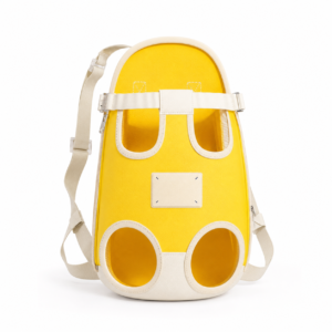 Hands-Free Front Pet Carrier with Four-Leg Support, Breathable Cat Backpack for Travel, Adjustable Small Dog Chest Carrier Backpack