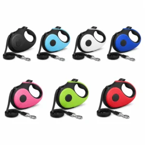 Automatic Retractable Nylon Dog Leash – XS to L