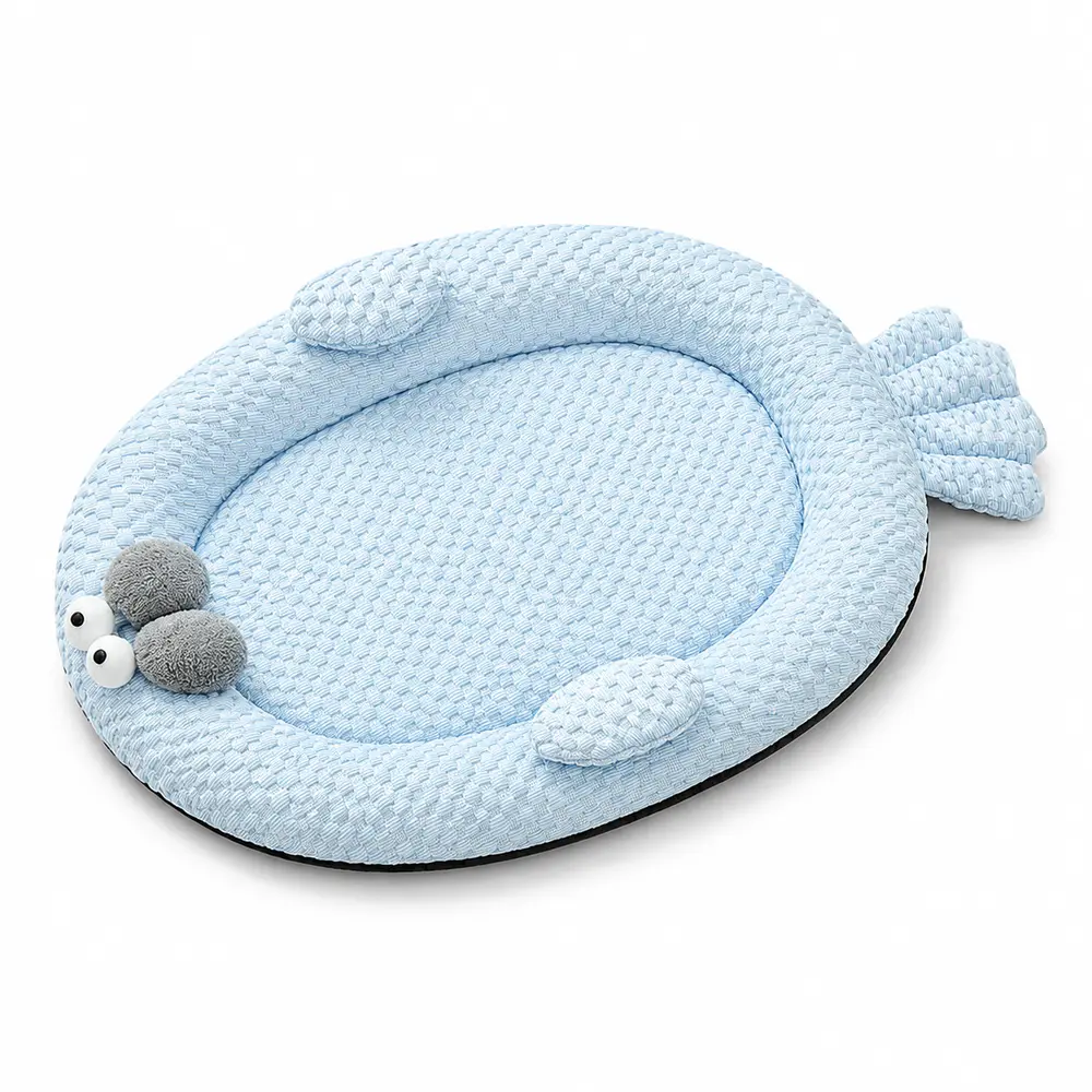 Ice Bean Seal Cooling Pet Bed – Breathable Summer Dog & Cat Mat