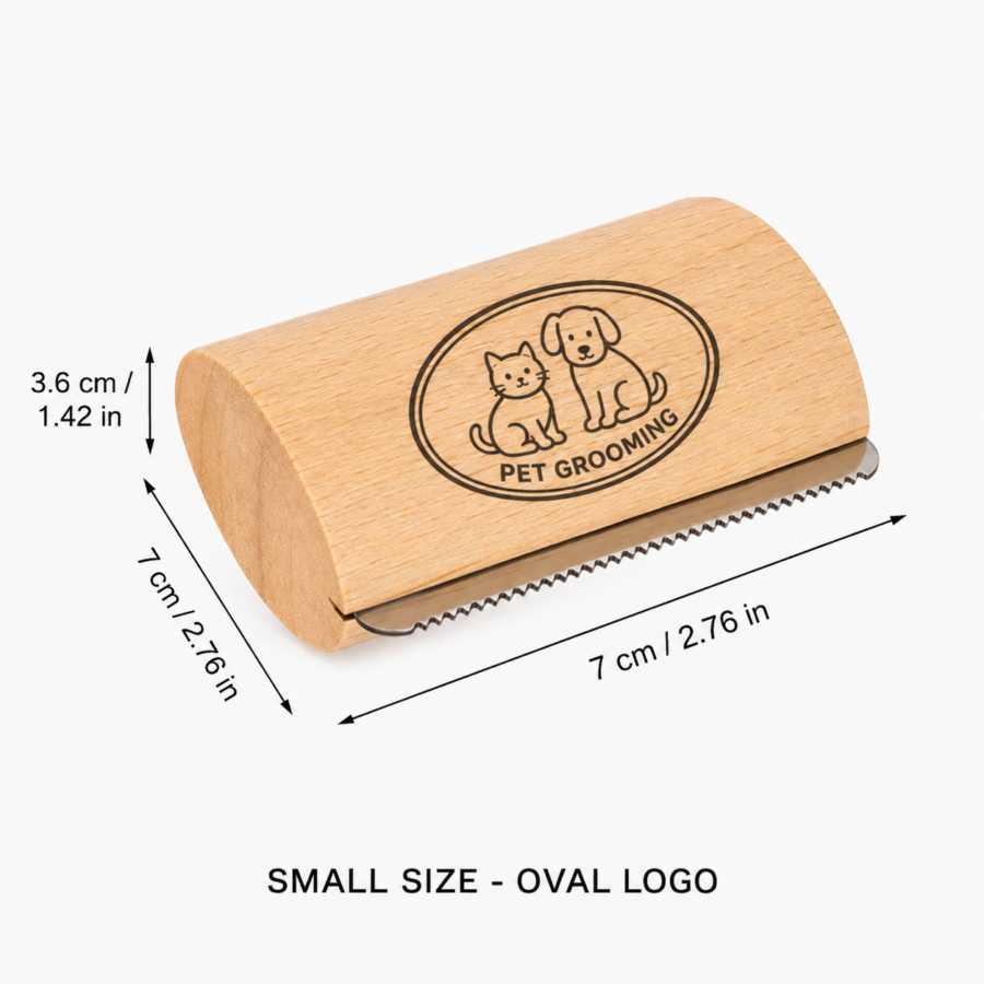 Wooden Pet Hair Removal Brush for Cats and Dogs