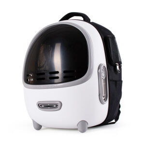 Expandable Transparent Pet Carrier Backpack with Ventilation Panels | Large Space Cat & Small Dog Travel Bag