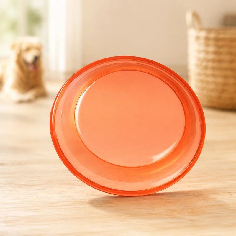 TPR Floating Dog Frisbee Toy for Interactive Outdoor Training