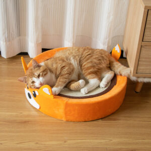 Cartoon Sisal Spiral Cat Scratching Bed