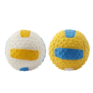 Latex Squeaky Dog Ball Toy for Chewing & Interactive Play