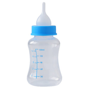 Soft Silicone Pet Nursing Bottle Set for Newborn Puppies & Kittens