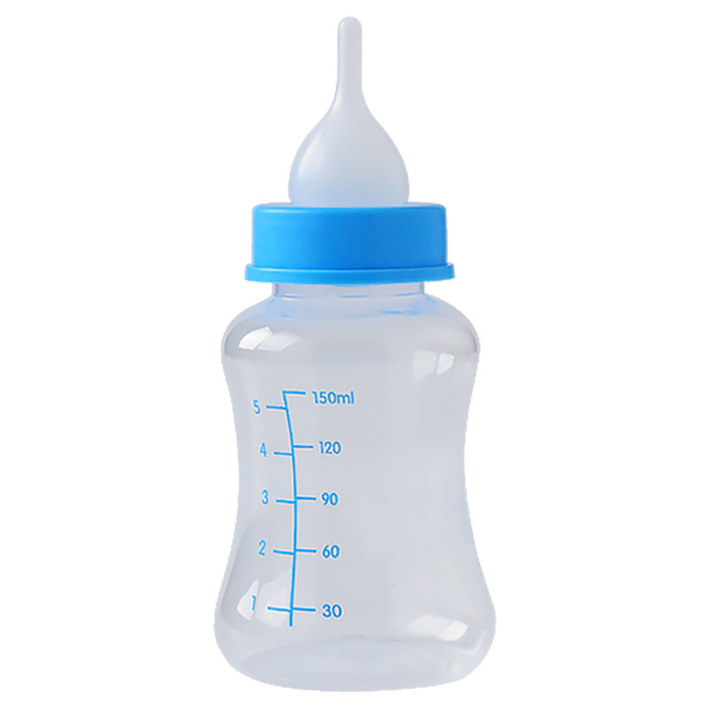 Soft Silicone Pet Nursing Bottle Set for Newborn Puppies & Kittens