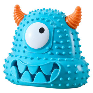 TPR Monster Squeaky Dog Chew Toy for Dental Care & Interactive Play