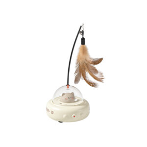 Smart Flying Saucer Interactive Cat Toy with Automatic Motion Function