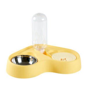 Automatic Pet Food & Water Dispenser Bowl 2-in-1 Feeding Station