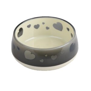 Heart-Shaped Anti-Slip Pet Food Bowl for Dogs & Cats