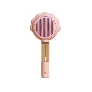 Spray Self-Cleaning Cat Grooming Brush for Short Hair Cats