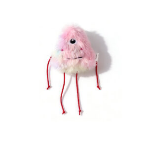 Long Plush Interactive Cat Toy with Crinkle Sound