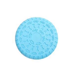TPR Flying Disc Dog Toy for Training, Fetch & Chewing