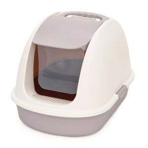 Extra Large Enclosed Cat Litter Box with Front Entry Design