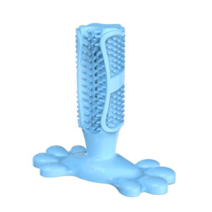 Durable TPR Dog Toothbrush Chew Toy with Squeaky Feature