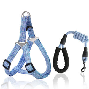 Reflective Adjustable No-Pull Dog Harness & Leash Set for Medium and Large Dogs
