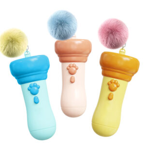 Automatic Electric Cat Fishing Toy with Ball Launcher