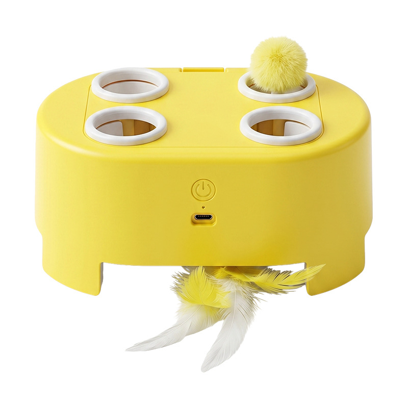 Interactive Smart Cat Whack-A-Mole Toy – USB Electric Hunting Game for Cats
