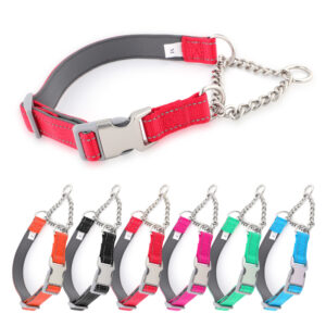 Adjustable Nylon Training Dog Collar with Anti-Pull Design