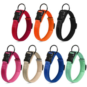 Breathable Mesh Dog Collar for Small to Large Dogs