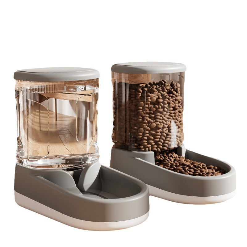 Automatic Pet Waterer and Feeder Set