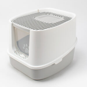 Large Enclosed Cat Litter Box with Anti-Scatter Design | Odor Control Covered Cat Toilet