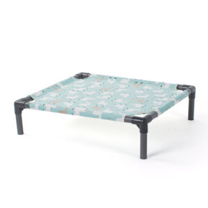 Portable Elevated Canvas Pet Bed with Breathable Waterproof Design