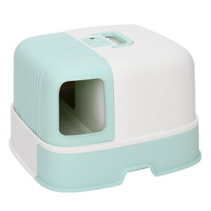 Large Enclosed Cat Litter Box with Drawer | Anti-Litter Tracking Tunnel Toilet
