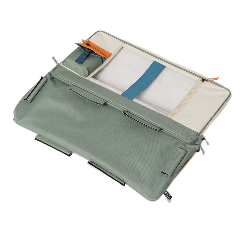 Foldable Pet Travel Trolley Carrier Bag for Cats & Small Dogs with Silent Wheels