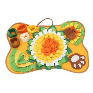 Interactive Dog Snuffle Mat Feeding Puzzle Toy for Mental Stimulation & Slow Feeding