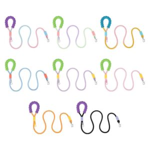 Dog Nylon Leash With Padded Handle, Colorful Walking Lead For Medium Large Dogs