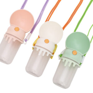 Portable Leakproof Dog Water Bottle 360ml Travel Drinking Cup for Outdoor Walks