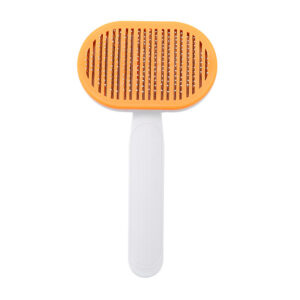 Self-Cleaning Slicker Brush for Cats & Dogs with Gentle Grooming Pins