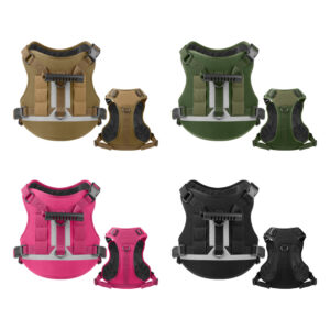 Tactical Dog Harness No Pull Reflective Working Vest for Medium Large Dogs