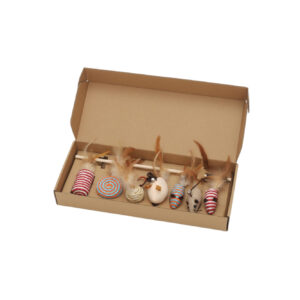 7-Piece Interactive Cat Wand Toy Gift Set for Cats & Kittens
