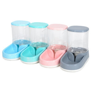 3.8L Automatic Pet Water Dispenser & Food Feeder Bowl