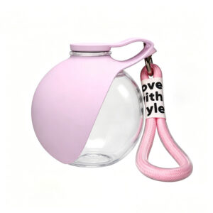 Portable Stainless Steel Pet Water Bottle 285ML – Travel Drinking Cup for Dogs