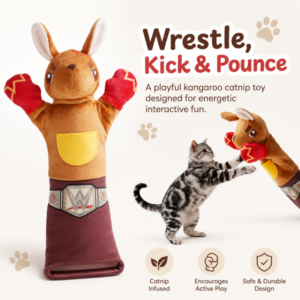 Kangaroo Catnip Wrestling Toy