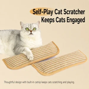 Catnip Sisal Cat Scratching Pillow Toy